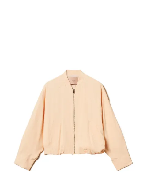 TWINSET bomber jacket with kimono sleeves Neutrals 261TP2222