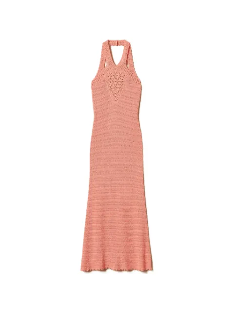 TWINSET maxi knitted dress Pink 261TT3060