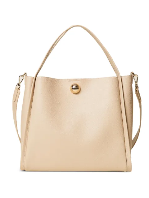 TWINSET stud-embellished tote bag Neutrals 261TD8121