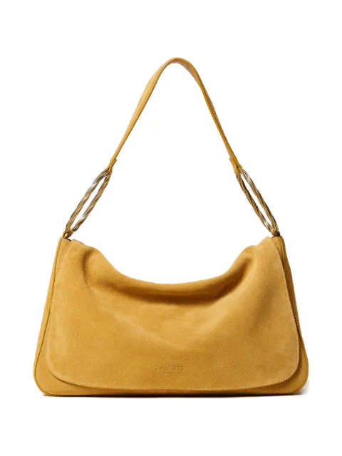 TWINSET medium Liliane suede bag Yellow 261TD8560