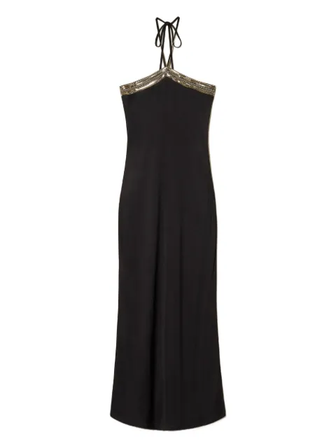 TWINSET long dress with sequin embroidery Black 261LB2SCC