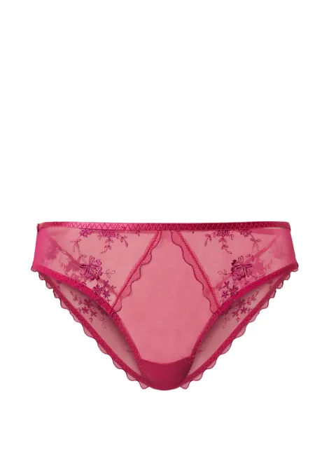 TWINSET floral tulle briefs Pink 261LL6D66