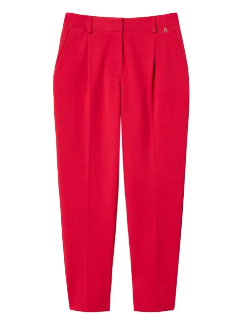 TWINSET cigarette trousers with slits Red 261AP2148