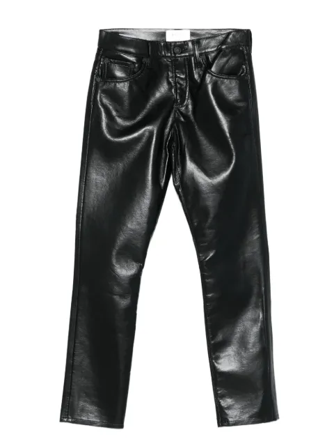 AGOLDE recycled calf leather trousers Black A3011285