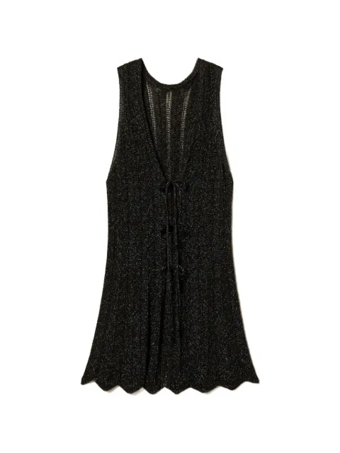 TWINSET multi-function knit vest Black 261TT3321