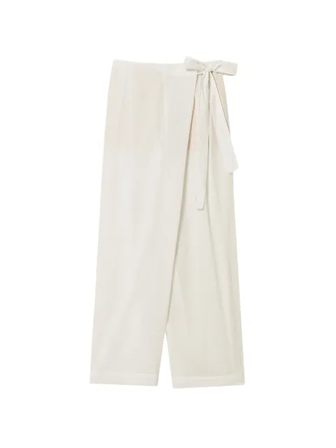 TWINSET muslin palazzo trousers White 261LM2RBB