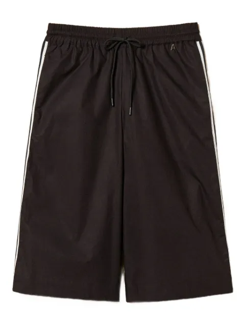 TWINSET recycled poplin Bermuda shorts Black 261AP2081