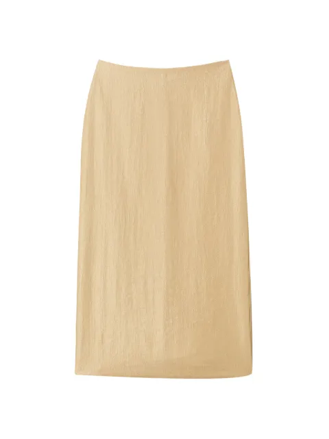 TWINSET laminated midi skirt Neutrals 261TT2534