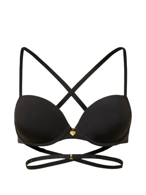 TWINSET charmeuse push-up bra Black 261LL6B44