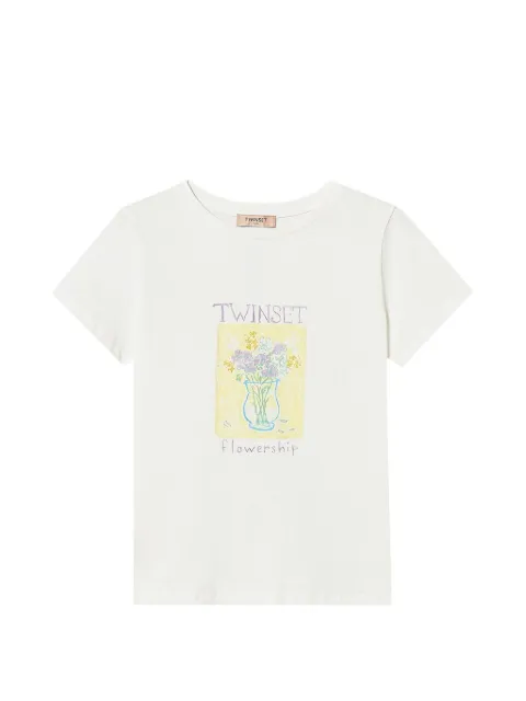 TWINSET regular T-shirt with print White 261TP2341
