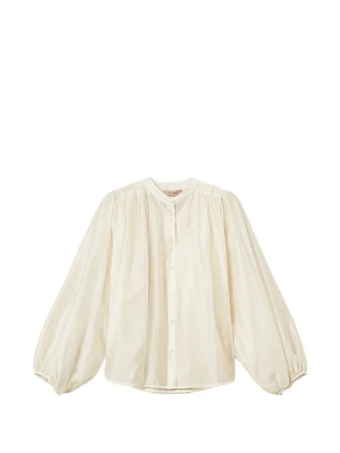 TWINSET voile shirt with gathering Neutrals 261TF2040