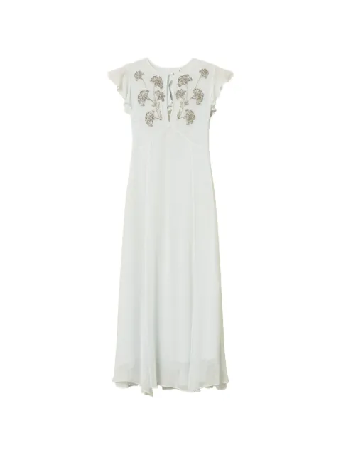 TWINSET hand embroidered long dress Blue 261TP203A