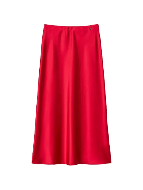TWINSET long satin skirt Red 261AP2252