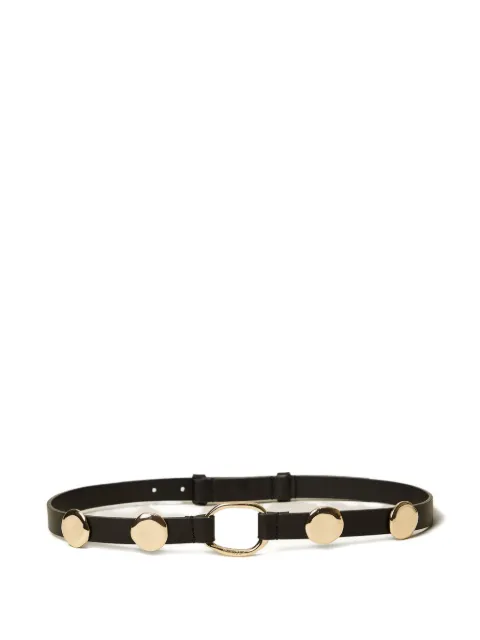 TWINSET belt with rings and studs Black 261TO5310