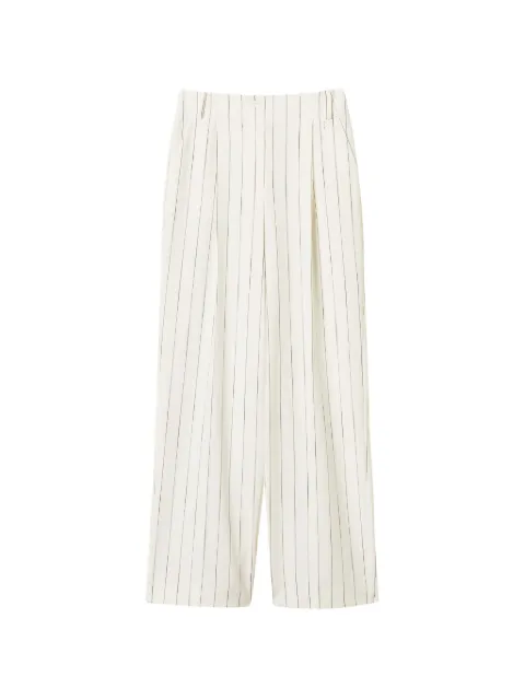 TWINSET fluid pinstripe trousers White 261AP2084