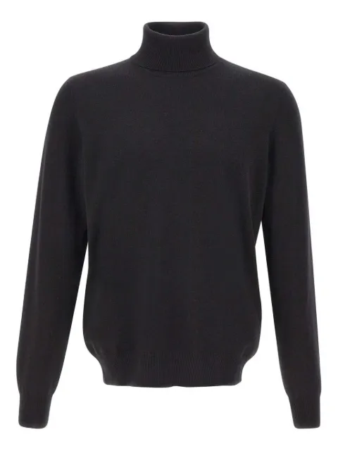 Gran Sasso high-neck ribbed-trims sweater Black 5515719690091