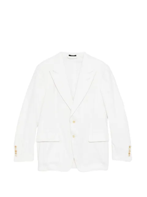 TOM FORD single-breasted blazer White JDSG02CSS26