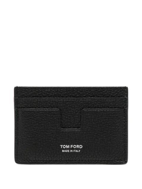 TOM FORD grained leather cardholder Black Y0232LCL158S
