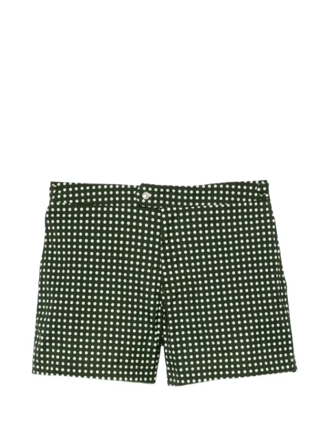 TOM FORD polka-dot swim shorts Green BSS001FMN076