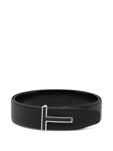 TOM FORD logo buckle belt Black TB247LCL237S