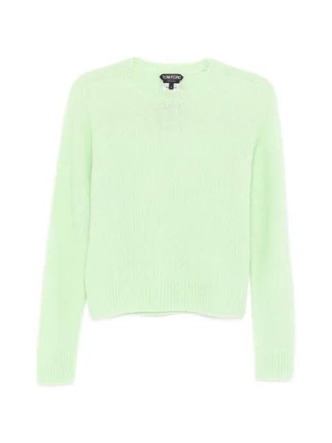 TOM FORD crew neck jumper Green MAK1447YAX755