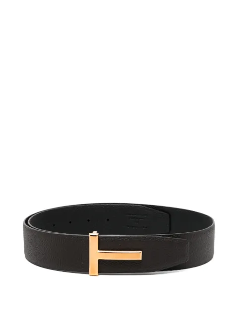 TOM FORD T-Icon leather belt Brown TB178LCL236G