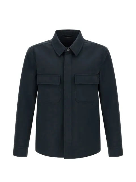 TOM FORD twill shirt jacket Blue OJS017FMC286