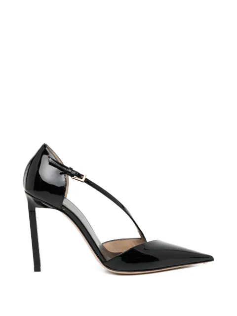 TOM FORD buckle leather pumps Black W3809LCL072P