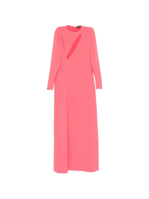 TOM FORD cutout long-sleeve dress Pink AB3638FAX187