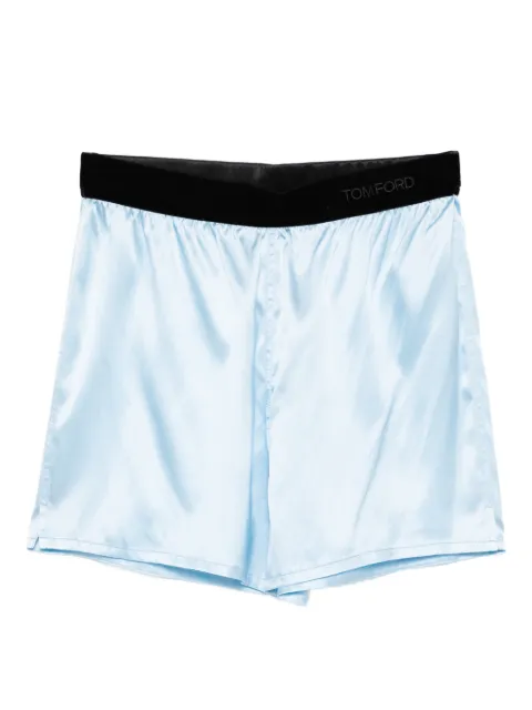 TOM FORD satin shorts Blue SH0080FAX881