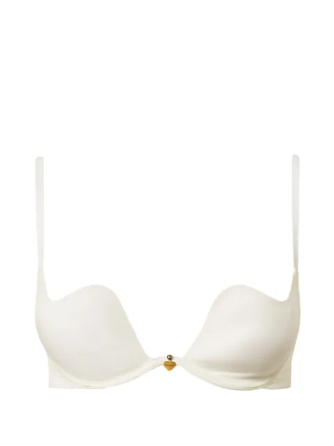 TWINSET sweetheart-neckcharmeuse push-up bra White 261LL6B45
