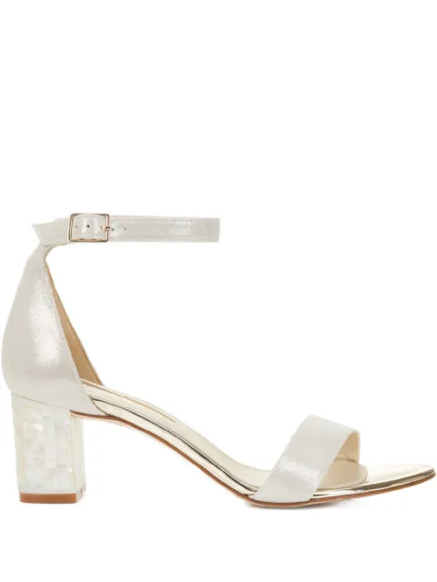 FREYA ROSE Martene Midi block-heel sandals Neutrals MARTENEMIDI