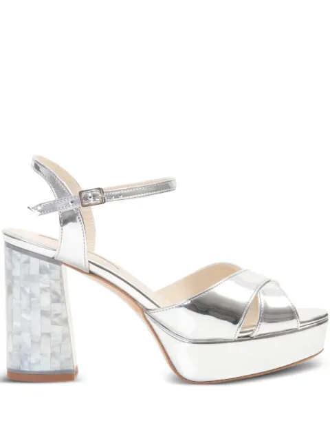 FREYA ROSE Nova ankle-strap heeled sandals Silver NOVA