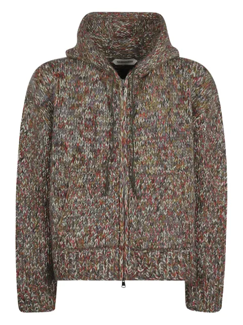 Namacheko Maurius zip hooded hoodie Brown 1400N76601490ECRUVERMILION