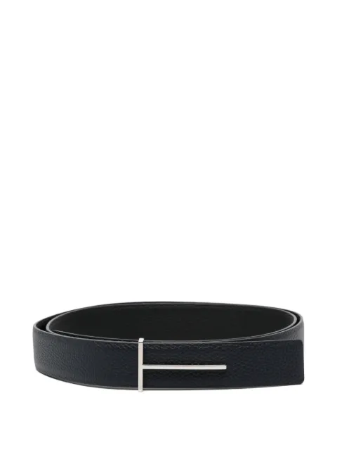 TOM FORD leather reversible belt Blue TB330LCL236S
