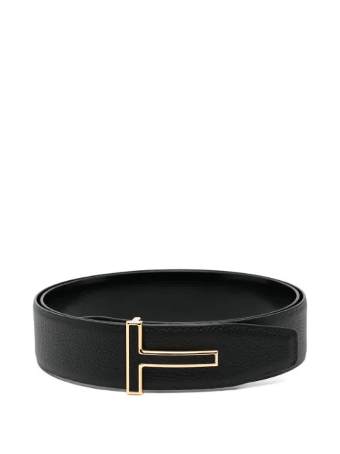 TOM FORD logo buckle belt Black TB248LCL237G