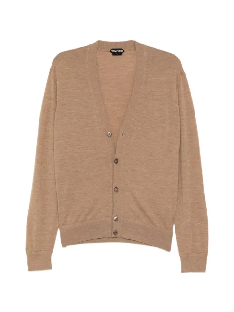 TOM FORD wool cardigan Brown KNL012YMW103