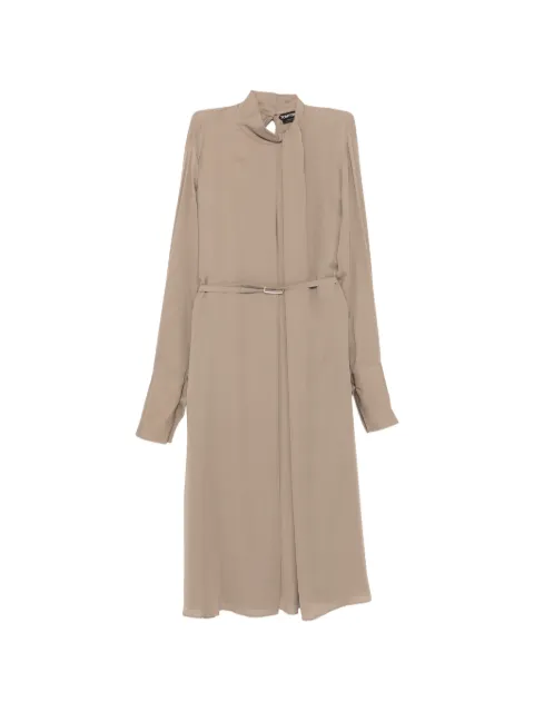 TOM FORD belted dress Neutrals AB3639FAX1507