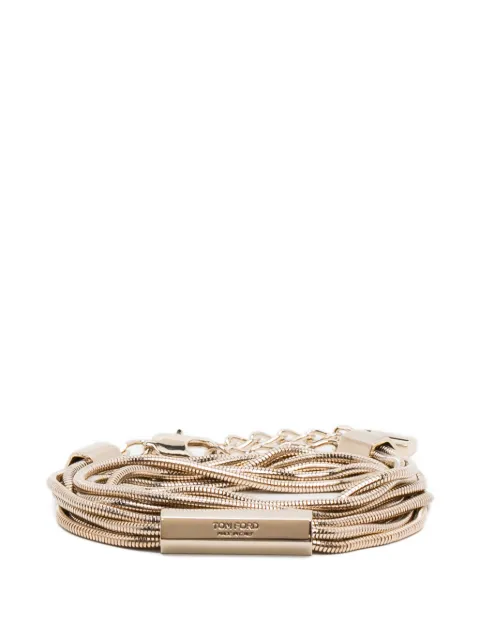 TOM FORD multi-strand bar bracelet Gold JW202AMT001P