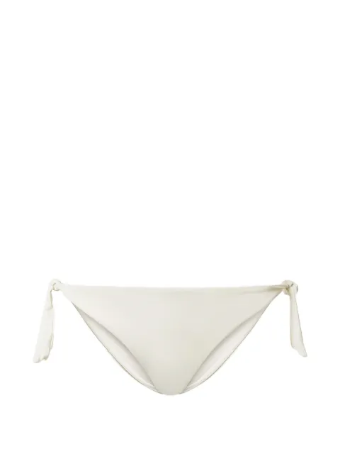 TWINSET bikini thong with logo White 261LBMG89