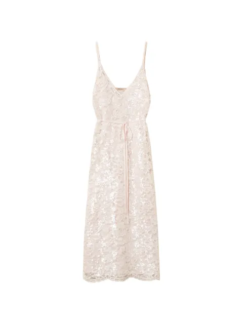 TWINSET sequin-embellished midi dress Pink 261TP2630