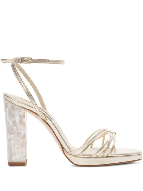 FREYA ROSE Bianca block-heel sandals Gold BIANCA