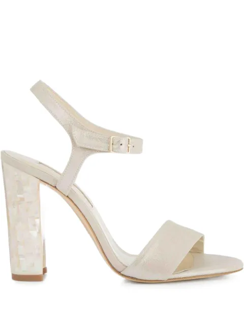 FREYA ROSE Martina block-heel sandals Neutrals MARTINA
