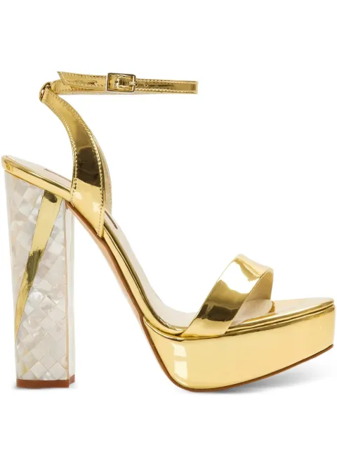 FREYA ROSE Tyra block-heel sandals Gold TYRA