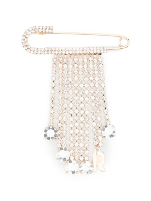Rabanne crystal brooche Gold 26PSM0108MET875