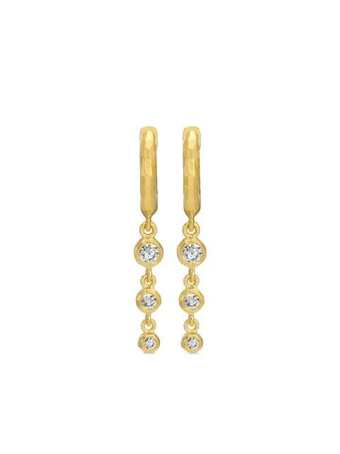 Octavia Elizabeth 18K yellow gold Gabby diamond earrings Gold EADING2503