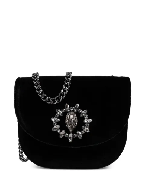 Kurt Geiger London small Chelsea cross body bag Black CHELSEACSADDLEBAG
