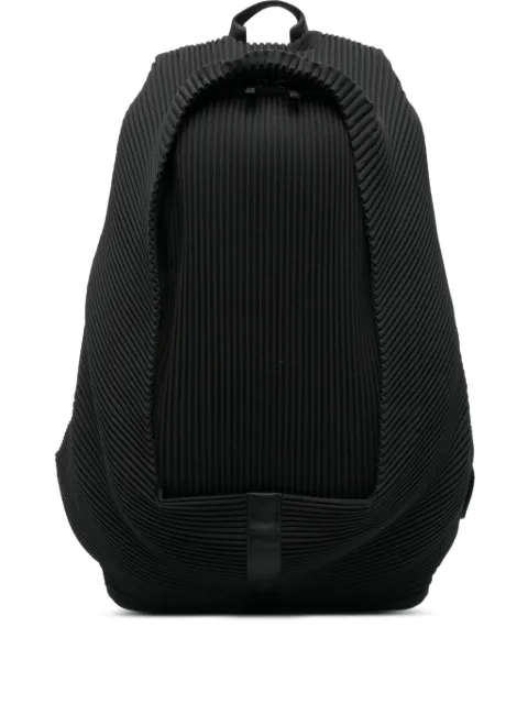 Homme Plissé Issey Miyake pleated-effect backpack Black HP58AG452