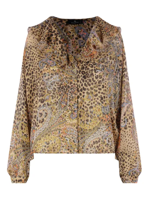 ETRO printed silk shirt Neutrals WRIA009499SA1N9X0826
