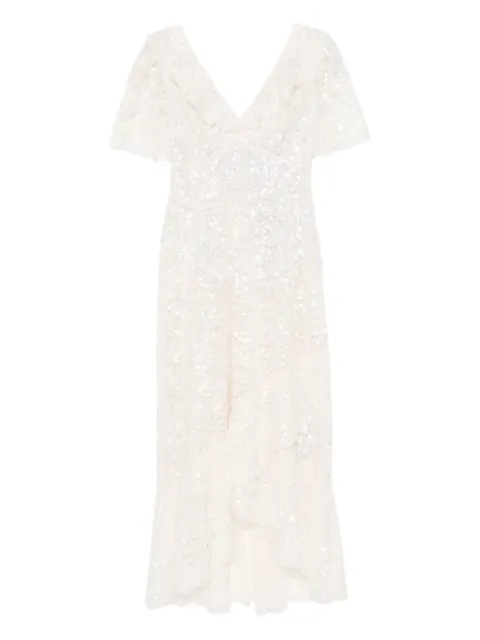 Needle & Thread Anais gown Neutrals DGSS45RPS26CRM
